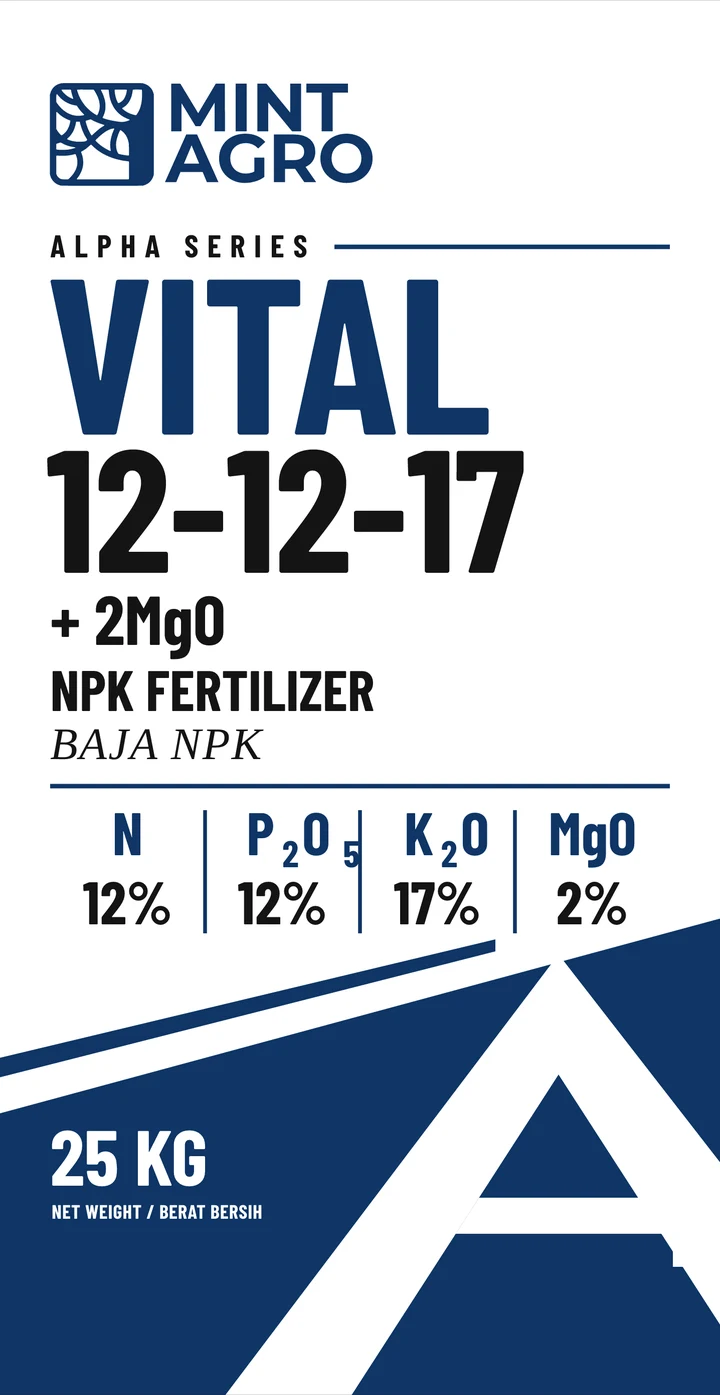 Mint Agro Alpha Series Vital 12-12-17 + 2MgO, 25 kg bag