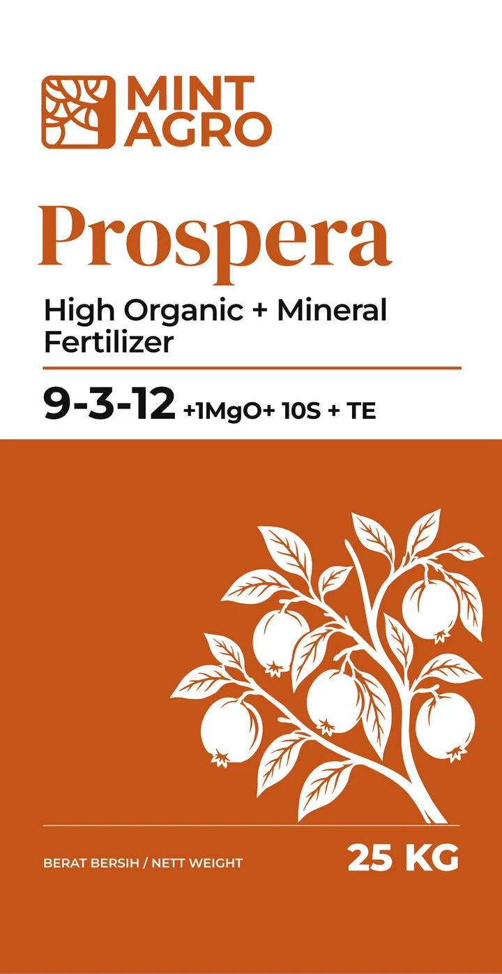 Mint Agro Prospera 9-3-12 + 1MgO + 10S + TE, 25 kg bag